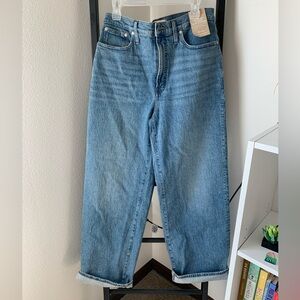 Women’s W30T Madewell New With Tags The Perfect Vintage Wide-Leg Jean